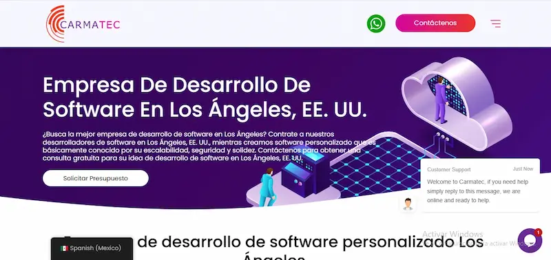 5 mejores empresas de Desarrollo de Software en los Ángeles Empresa Carmatec